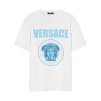 Versace男士圆领短袖T恤棉质舒适透气休闲款夏季