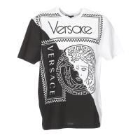 Versace男士圆领短袖印花T恤棉质舒适休闲时尚夏季款