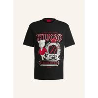 Hugo Boss男士宽松圆领短袖T恤时尚休闲运动上衣舒适透气