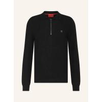 Hugo Boss男士纯色拉链领Polo衫 抗皱柔软舒适常规版型