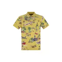 Polo Ralph Lauren定制版POLO衫男士复古刺绣假日小熊Polo衫