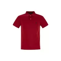 Polo Ralph Lauren男款修身棉质Polo衫透气短袖休闲商务polo衫 textured效果柔软高