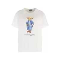 Polo Ralph Lauren Polo熊印花女士短袖T恤透气舒适百搭基础款