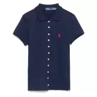 Polo Ralph Lauren女士短袖POLO衫弹力舒适休闲T恤