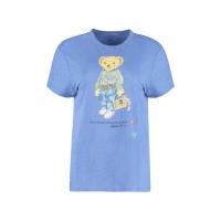 Polo Ralph Lauren女士麻棉混纺短袖T恤透气休闲百搭纯亚麻面料