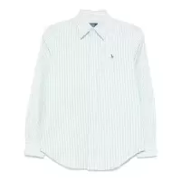 Polo Ralph Lauren女士弹性长袖衬衫按钮前开衫休闲百搭通勤