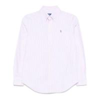 Polo Ralph Lauren女士长袖衬衫九分弹力棉质翻领扣子前开衫