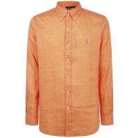 Polo Ralph Lauren男士 linen 麻料长袖衬衫透气休闲商务通勤质感衬衫