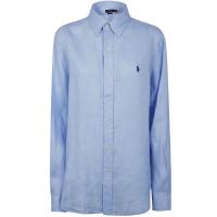 Polo Ralph Lauren男装长袖运动衬衫透气舒适修身版型