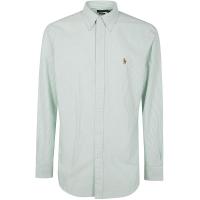 polo ralph lauren男士长袖衬衫商务休闲立领衬衣挺括免烫质感衬衫