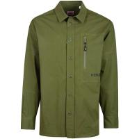 KENZO男士宽松透气衬衫绿款休闲商务外套