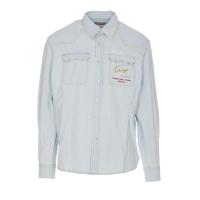 KENZO男式长袖衬衫透气舒适休闲日常穿搭