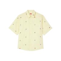 KENZO男士短袖翻领衬衫舒适透气时尚休闲款式