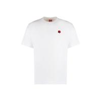 KENZO圆领男士短袖T恤男印花点缀简约百搭基础款男装