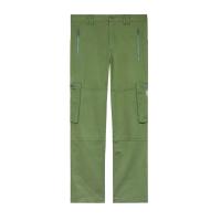 KENZO工装休闲裤男左侧品牌标签拉链多口袋直筒工装裤