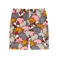 KENZO男士宽松休闲短裤日本和服印花设计松紧腰带便捷穿着