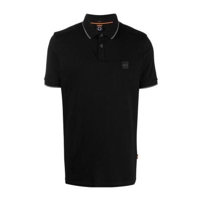 Hugo boss黑色经典短袖T恤男士直筒设计舒适透气棉质衫25夏季新款