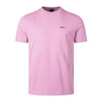 Hugo boss纯棉氨纶短袖T恤男圆领直下摆休闲百搭夏季透气舒适基础款