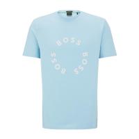 Hugo boss奢侈品服饰男徽标印花T恤 50488831-451 时尚百搭