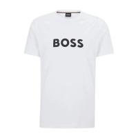 Hugo boss男士圆领短袖徽标装饰T恤时尚休闲平直下摆款