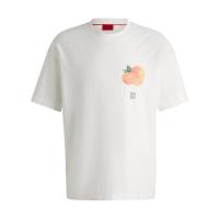 Hugo boss男士棉质圆领直下摆短袖T恤