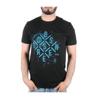 Hugo boss男款圆领印花T恤棉质舒适休闲运动户外时尚百搭上衣