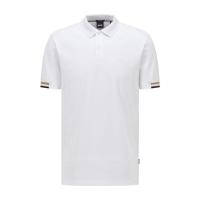 Hugo boss纯棉男士短袖polo衫休闲百搭左胸徽标平针织舒适百搭外套