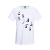 徽标细节T恤 2024夏季经典简约休闲百搭圆领短袖logo标识男士上衣