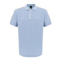 Hugo boss短袖棉质Polo衫徽标点缀半开襟透气时尚男装