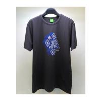 雨果博斯(HUGO BOSS)圆领短袖T恤直下摆徽标细节纯棉舒适透气