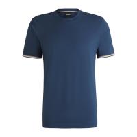 Hugo boss男款圆领短袖T恤纯棉舒适休闲运动户外直下摆设计