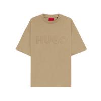 Hugo boss男装反光标志短袖T恤HUGO棉质休闲T恤休闲出行户外运动