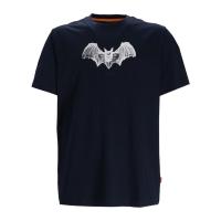 Hugo boss短袖圆领T恤男装时尚百搭纯色直下摆胸前图案