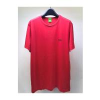 Hugo boss徽标细节短袖T恤 2024夏季经典舒适休闲平直下摆logo圆领男士上衣