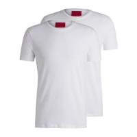 Hugo boss男士圆领短袖T恤两件装舒适透气棉质时尚印花设计25夏季新款