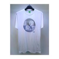 Hugo boss徽标印花T恤 2024夏季时尚经典舒适百搭圆领短袖平直下摆男士上衣