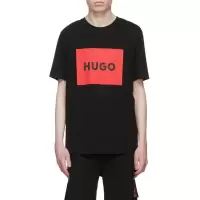 Hugo boss印花图案短袖T恤圆领休闲男式日常穿搭