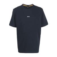 Hugo boss男士圆领短袖T恤男徽标印花短袖百搭纯色休闲夏季潮牌潮流衣服