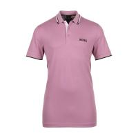 Hugo boss男士短袖Polo衫撞色logo设计棉混纺透气舒适休闲运动上衣