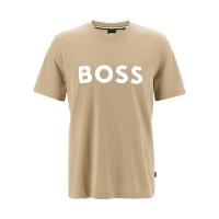 Hugo boss男士短袖T恤 圆领时尚休闲印花图案舒适穿搭