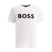 Hugo boss圆领撞色logo印花短袖T恤男