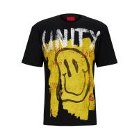 Hugo boss纯棉短袖T恤男圆领休闲潮牌短款基础款夏季男士打底衫