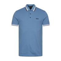 Hugo boss雨果波士POLO衫男透气吸汗舒适易打理纯棉蓝色