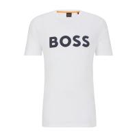 Hugo boss雨果波士T恤男透气吸汗舒适易洗纯棉印花简约百搭日常