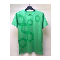 Hugo boss雨果波士T恤男透气舒适易打理绿色棉质弹力几何图案