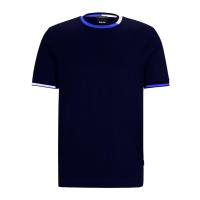 Hugo boss雨果波士T恤男透气舒适易打理亲肤纯棉撞色修身