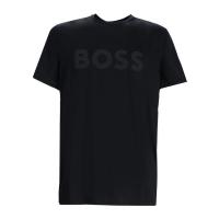 雨果博斯(HUGO BOSS)男士短袖T恤圆领字母透气速干休闲运动上衣