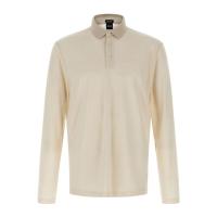 Hugo boss雨果波士POLO衫男保暖透气舒适抗皱羊毛三粒扣直下摆