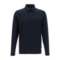 Hugo boss雨果波士POLO衫男透气舒适易打理百搭纯棉长袖修身