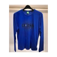 Hugo boss雨果波士长袖T恤男透气舒适纯棉圆领修身休闲日常品牌